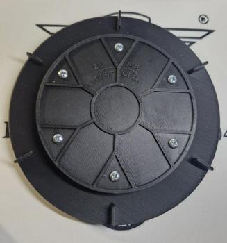 Luftfilter-Schraubdeckel für Zündapp Typ 520 & 521 (KS, GS, MC 125 & KS 175) Ersatzteilnummer: 520-10.901